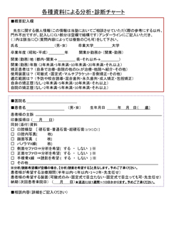 各種資料による分析・診断チャート